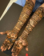 Bridal Feet Mehendi Design