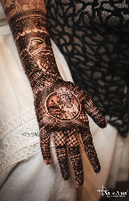Bridal Mehendi with Words