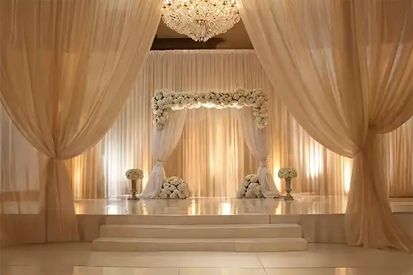 Bloom Event Decor ring ceremony