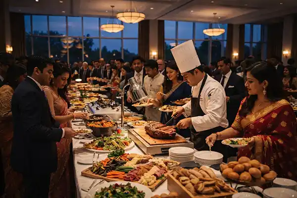 Reception dinner   ring ceremony